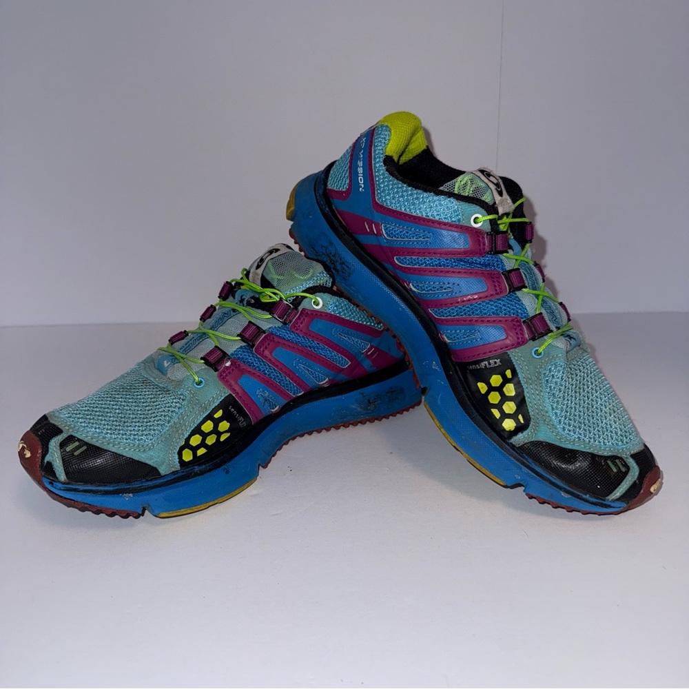 Salomon 327035 XR Mission 1 Multicolor Trail Running Shoes Women’s Sz 8 Sneakers